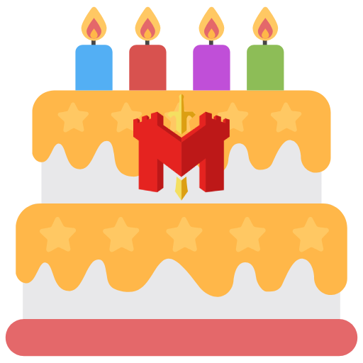 File:Melvor Idle's 4th Birthday Cake (item).png