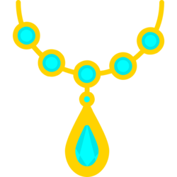 Old Jeweled Necklace