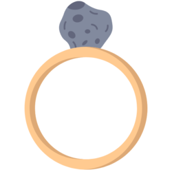 Meteorite Woodcutting Ring