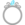 Iridium Cerulean Ring