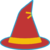 (B) Fire Expert Wizard Hat