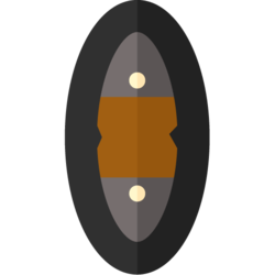 Black D-hide Shield